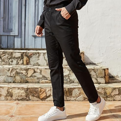 Pantalon Slim Fit Stretch pour Homme | Idéal pour le Travail et les Occasions Décontractées