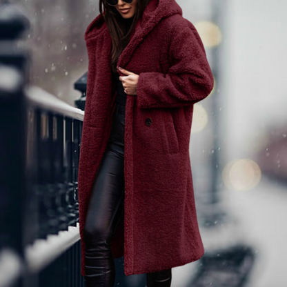Manteau Long avec Capuche et Coupe Oversize pour Femme | Idéal pour l’Hiver