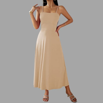 Robe Midi Swing Avec Silhouette Fluide Pour Femme | Idéal Pour Usage Quotidien Et Événements
