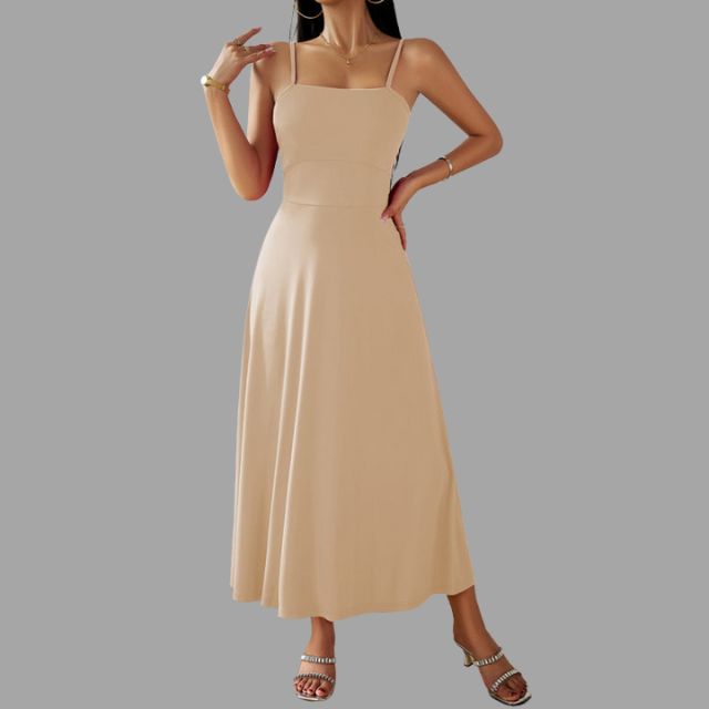 Robe Midi Swing À Coupe Fluide Pour Femme | Idéale Pour Occasions Quotidiennes Et Semi-Formelles