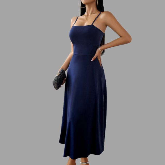 Robe Midi Swing À Coupe Fluide Pour Femme | Idéale Pour Occasions Quotidiennes Et Semi-Formelles