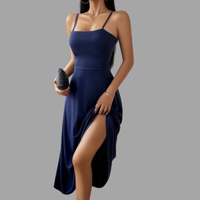 Robe Midi Swing À Coupe Fluide Pour Femme | Idéale Pour Occasions Quotidiennes Et Semi-Formelles