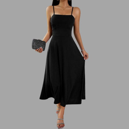Robe Midi Swing À Coupe Fluide Pour Femme | Idéale Pour Occasions Quotidiennes Et Semi-Formelles