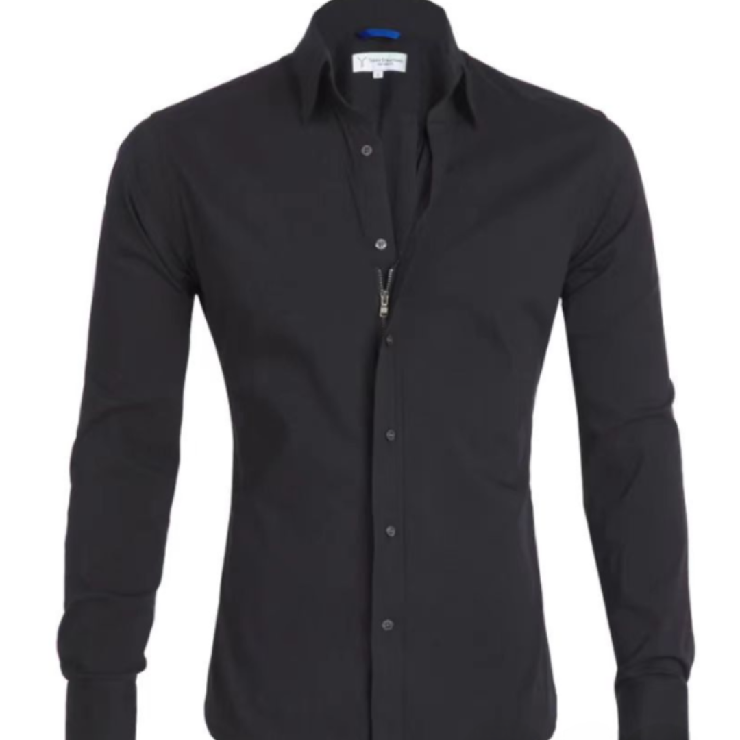 Chemise À Col Boutonné Avec Coupe Ajustée Pour Hommes | Idéal Pour Un Usage Quotidien