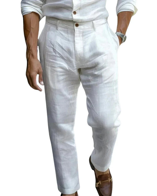Pantalon Large Avec Poches Latérales Pour Homme | Idéal Pour Le Quotidien Et Les Occasions Décontractées
