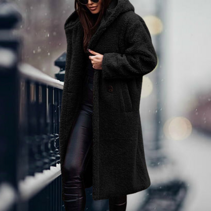 Manteau Long avec Capuche et Coupe Oversize pour Femme | Idéal pour l’Hiver