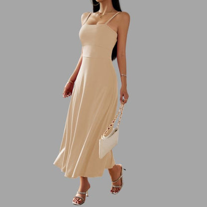 Robe Midi Swing Avec Silhouette Fluide Pour Femme | Idéal Pour Usage Quotidien Et Événements