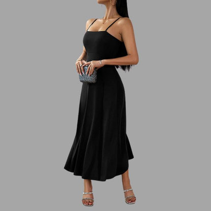 Robe Midi Swing Avec Silhouette Fluide Pour Femme | Idéal Pour Usage Quotidien Et Événements