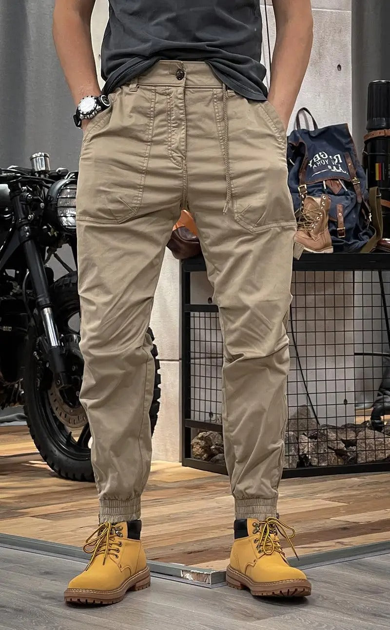 Pantalon Cargo Avec Taille Élastique Et Poches Multiples Pour Hommes | Idéal Pour Les Activités Quotidiennes