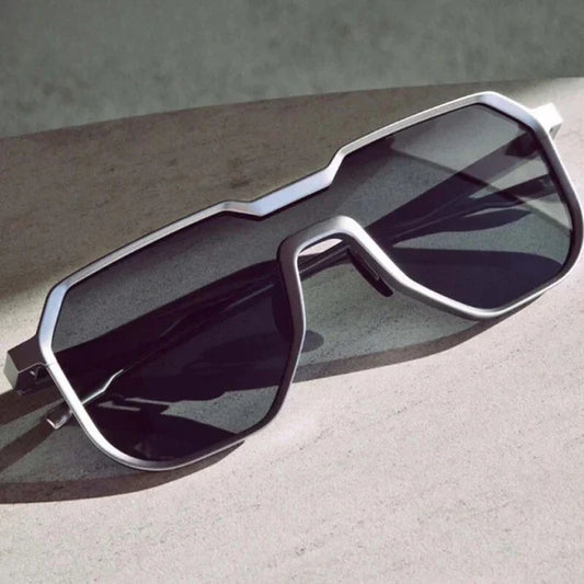 Lunettes De Soleil Pour Hommes Avec Monture Angulaire | Utilisation Quotidienne Et Extérieure