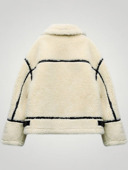 Veste D’hiver Avec Finition Peluche Pour Femmes | Idéale Pour La Saison Froide