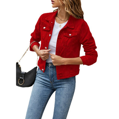 Veste Courte Coupe Oversize pour Femme | Idéale pour le Printemps et l’Automne