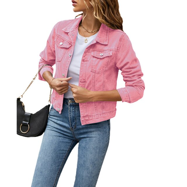 Veste Courte Coupe Oversize pour Femme | Idéale pour le Printemps et l’Automne