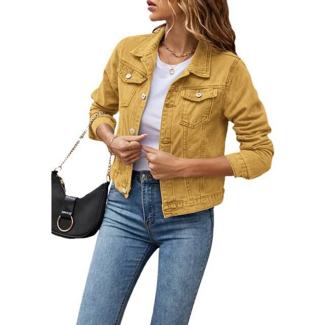 Veste Courte Coupe Oversize pour Femme | Idéale pour le Printemps et l’Automne