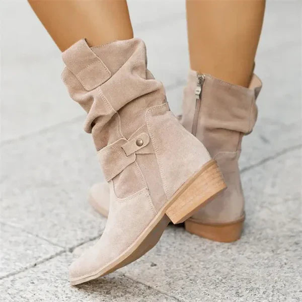 Bottes Décontractées à Petit Talon pour Femmes | Idéales pour un Usage Quotidien
