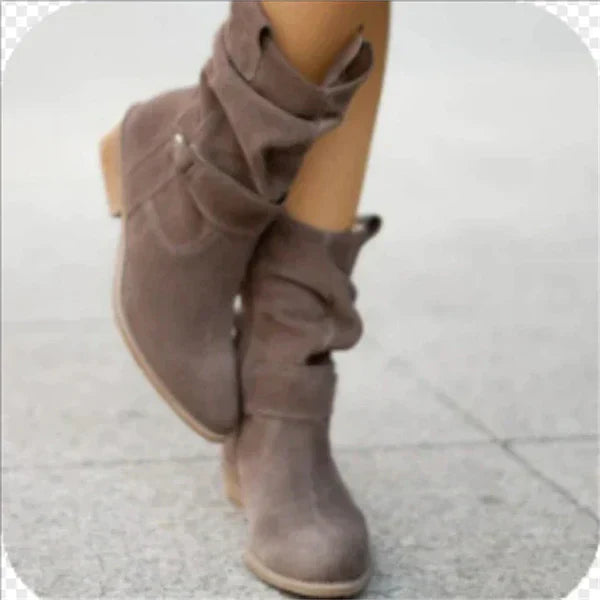 Bottes Décontractées à Petit Talon pour Femmes | Idéales pour un Usage Quotidien
