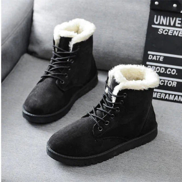 Bottes d’Hiver avec Tige Haute pour Adultes | Idéal pour Saison Froide