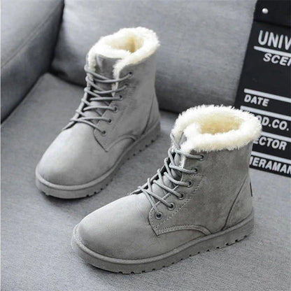 Bottes d’Hiver avec Tige Haute pour Adultes | Idéal pour Saison Froide