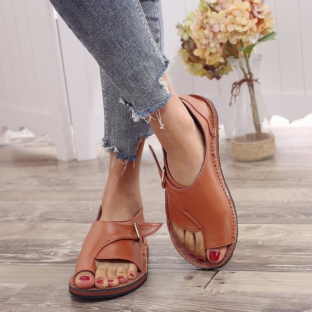 Sandales Ouvertes À Brides Croisées Avec Design Polyvalent Pour Femmes | Idéal Pour L’été