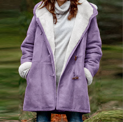 Manteau d’Hiver avec Finition Structurée pour Femme | Idéal pour la Saison Froide