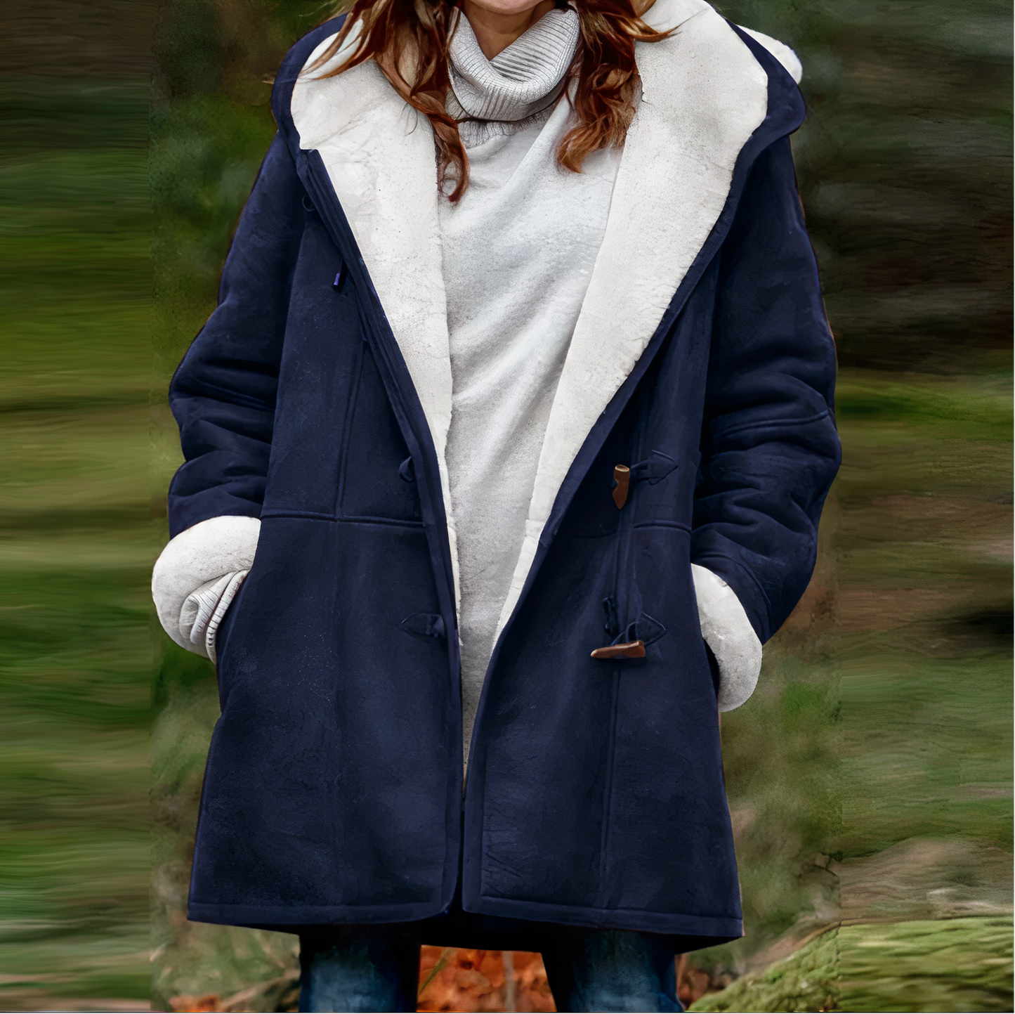 Manteau d’Hiver avec Finition Structurée pour Femme | Idéal pour la Saison Froide