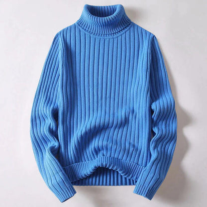 Pull à col roulé pour homme | Coupe régulière | Idéal pour l’automne et l’hiver