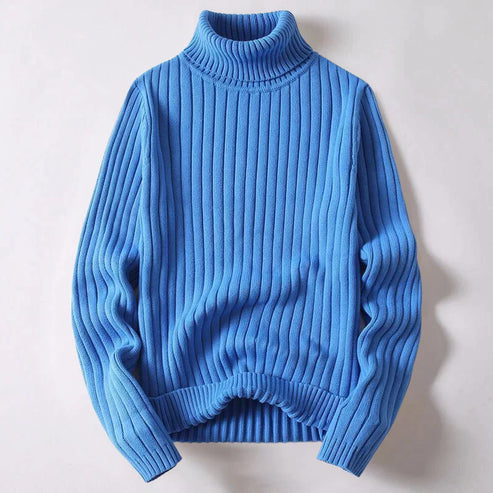 Pull à col roulé pour homme | Coupe régulière | Idéal pour l’automne et l’hiver