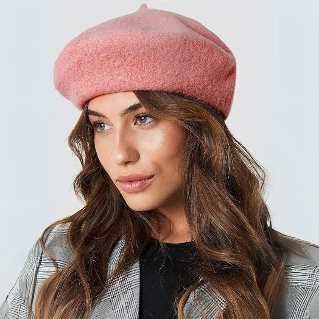 Béret uni pour femmes