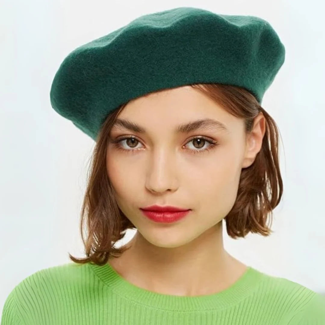 Béret uni pour femmes