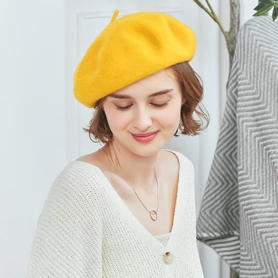 Béret uni pour femmes