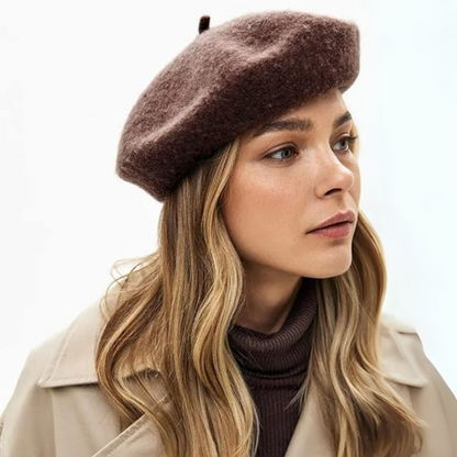 Béret uni pour femmes