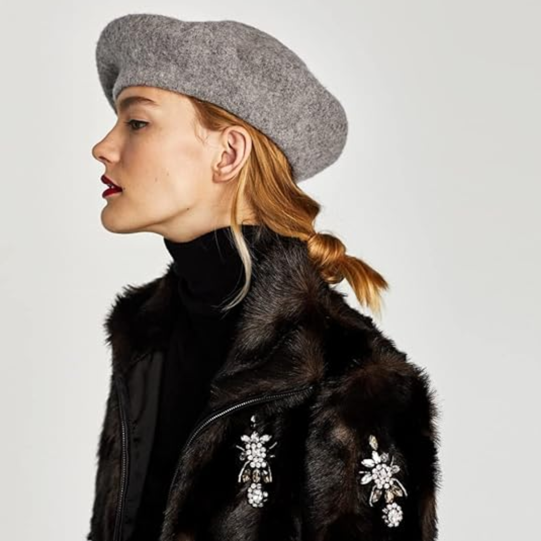Béret uni pour femmes