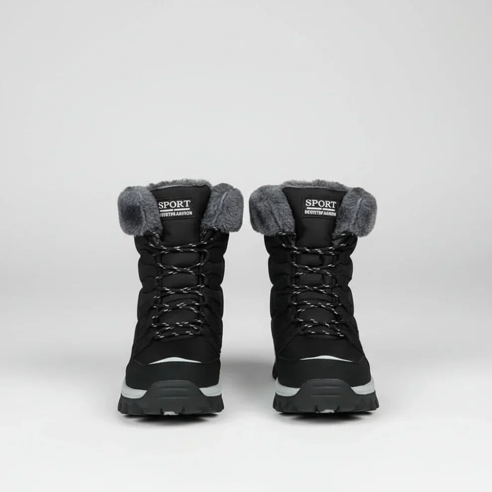 Bottes d’Hiver Montantes avec Doublure Intérieure pour Femmes | Idéal pour l’Hiver