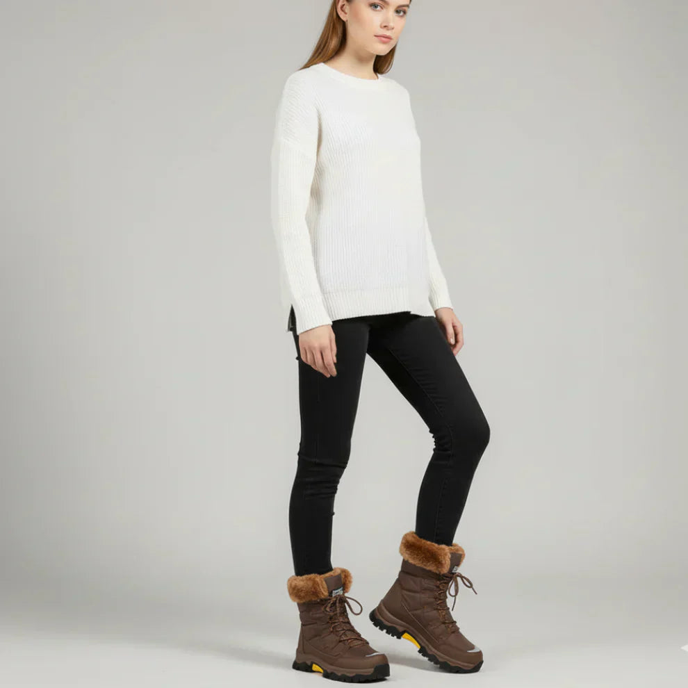 Bottes d’Hiver Montantes avec Doublure Intérieure pour Femmes | Idéal pour l’Hiver