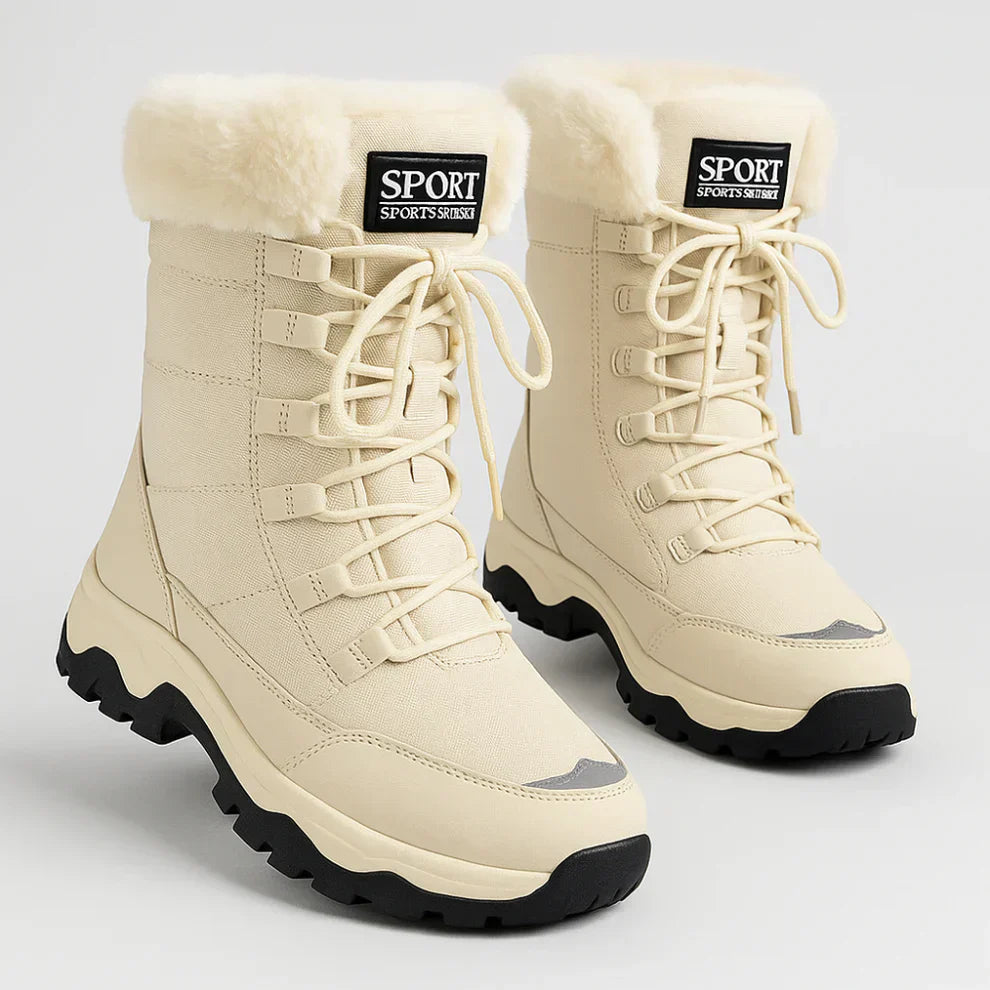 Bottes d’Hiver Montantes avec Doublure Intérieure pour Femmes | Idéal pour l’Hiver