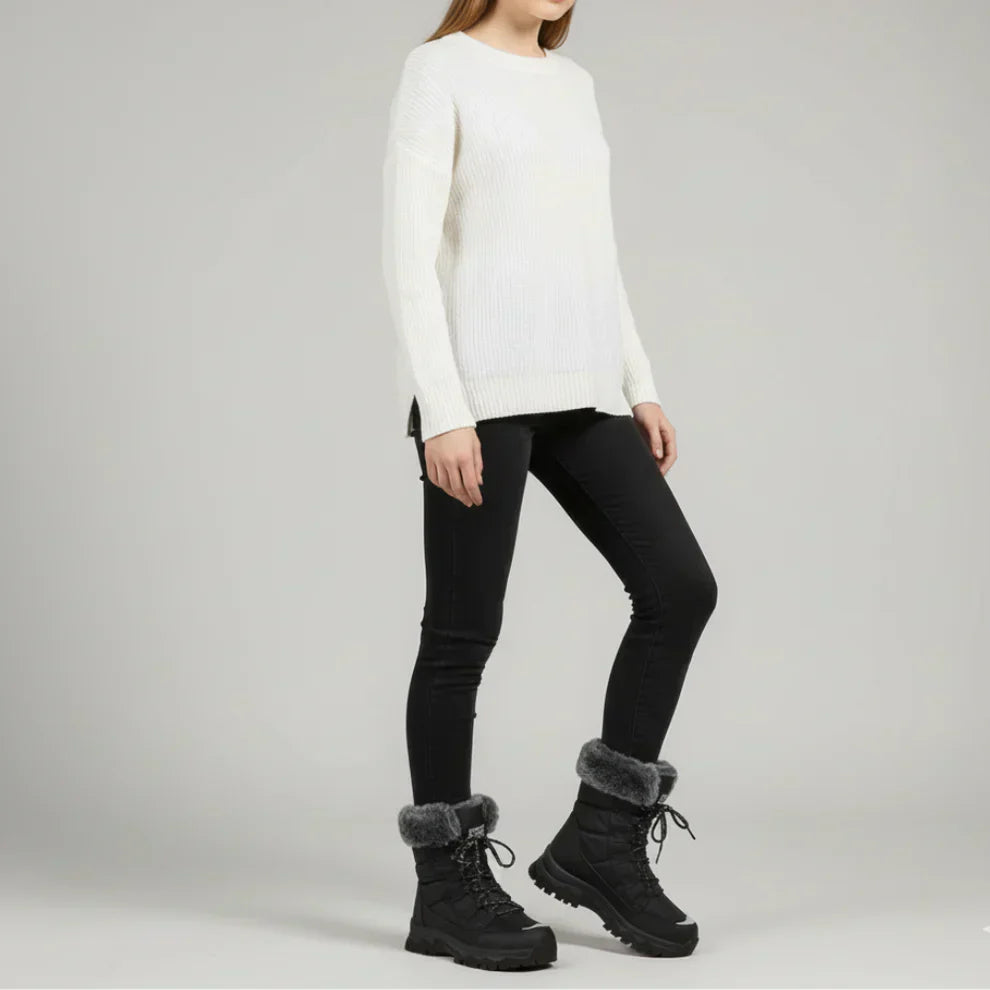 Bottes d’Hiver Montantes avec Doublure Intérieure pour Femmes | Idéal pour l’Hiver