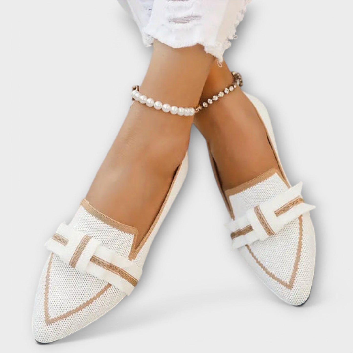 Chaussures Plates avec Nœud pour Femmes | Idéal pour Un Usage Quotidien