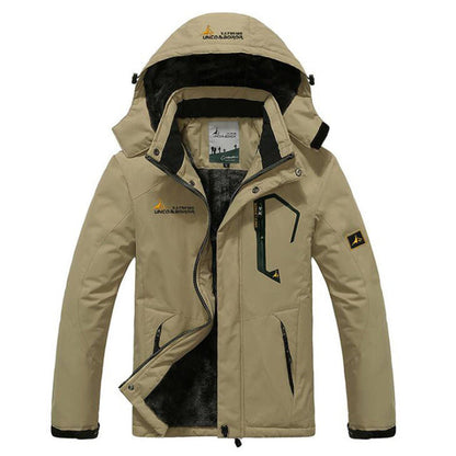 Veste d’Hiver avec Capuche Amovible et Fermeture Zippée pour Homme | Idéale pour Temps Froid