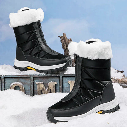 Bottes d’Hiver avec Fermeture Zippée pour Adultes | Idéal pour Déplacements Longs