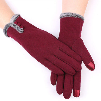 Gants avec Fonction Tactile Et Coupe Ajustée pour Femme | Idéaux pour L’Hiver
