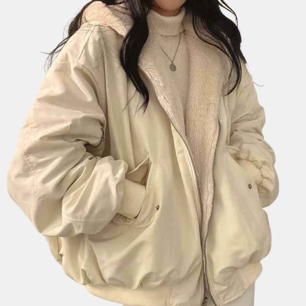 Veste Courte avec Capuche et Doublure pour Femme | Idéale pour l’Hiver