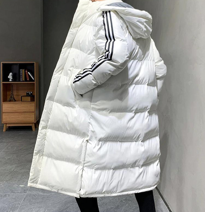 Manteau d’Hiver Long avec Capuche pour Hommes | Idéal pour la Saison Froide