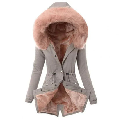 Veste avec Doublure En Fausse Fourrure pour Femme | Idéale pour L’Hiver
