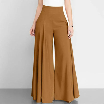 Pantalon Large Avec Taille Élastique Pour Femmes | Idéal Pour Usage Quotidien