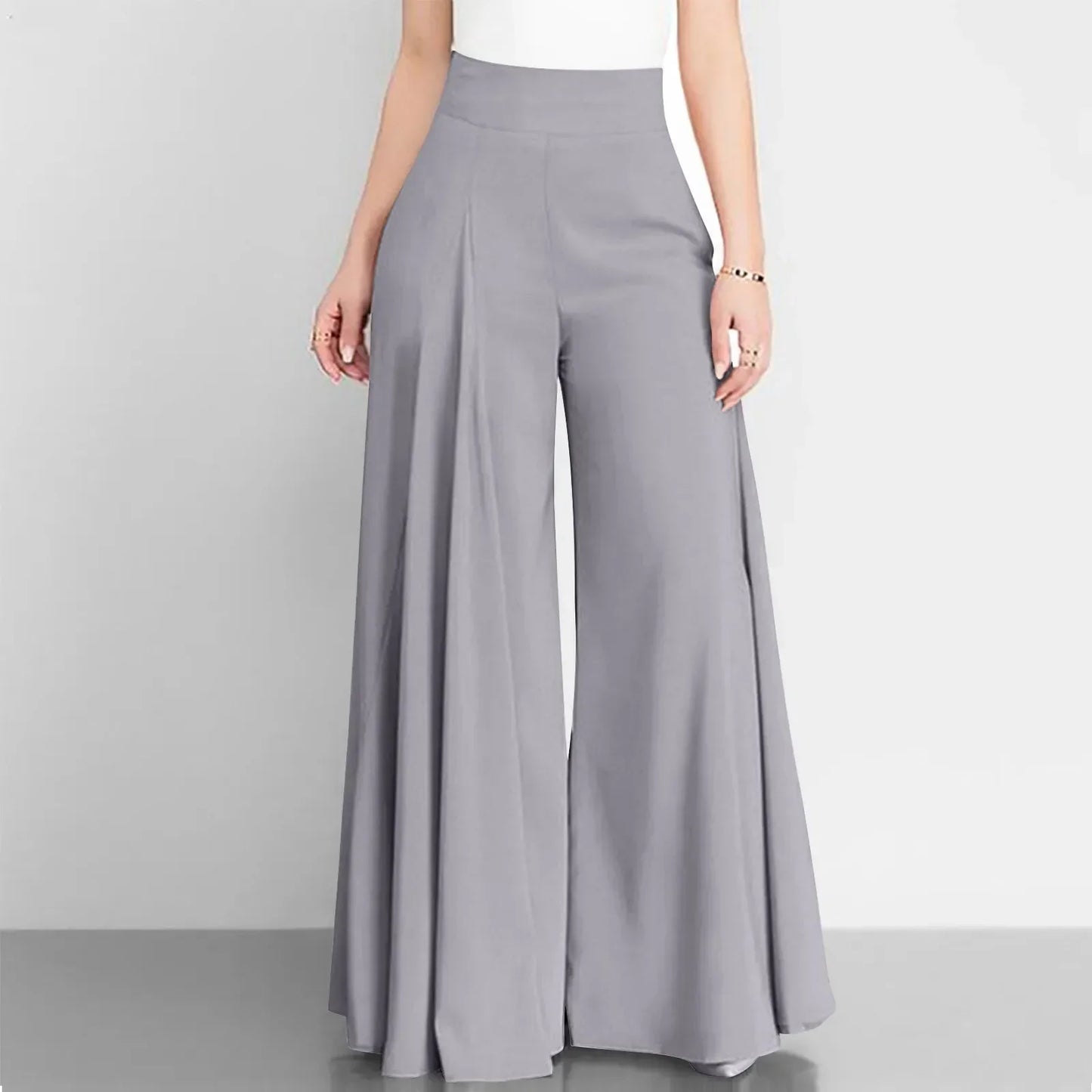 Pantalon Large Avec Taille Élastique Pour Femmes | Idéal Pour Usage Quotidien