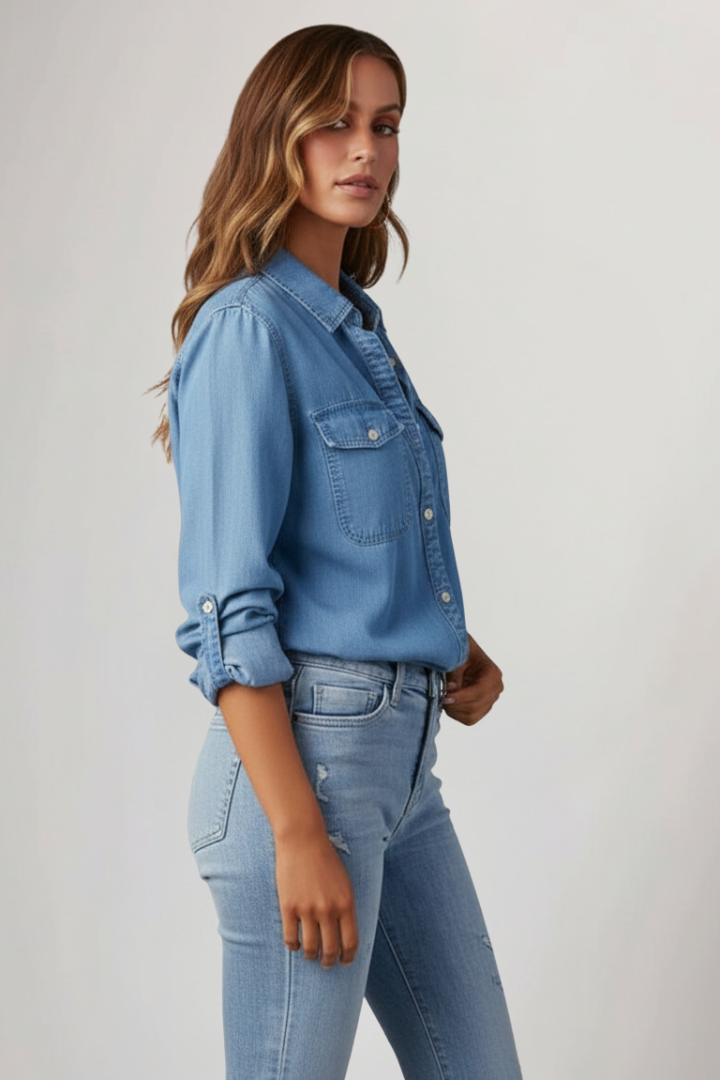 Chemise Boutonnée À Manches Longues Pour Femme | Idéal Pour Les Journées D’Été Et Les Sorties Décontractées