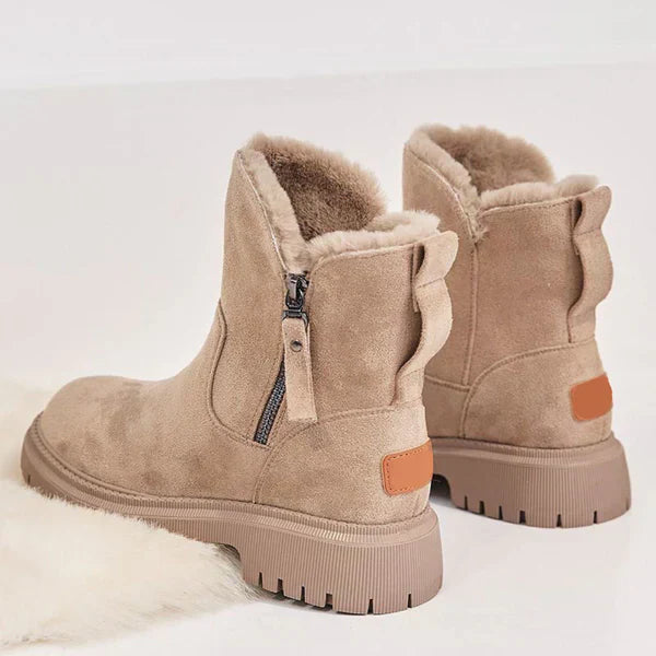 Bottes D’hiver Fermées Pour Femme Avec Semelle Structurée | Idéales Pour La Saison Froide