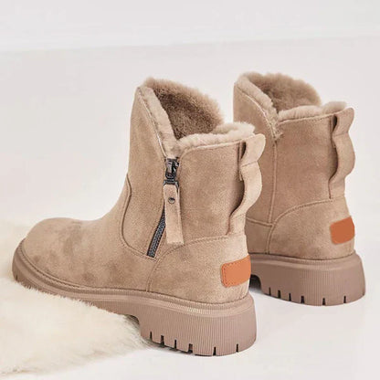 Bottes D’hiver Fermées Pour Femme Avec Semelle Structurée | Idéales Pour La Saison Froide