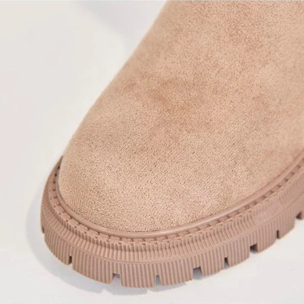 Bottes D’hiver Fermées Pour Femme Avec Semelle Structurée | Idéales Pour La Saison Froide
