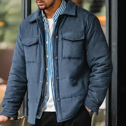 Veste D’Hiver Vintage avec Fermeture Zippée pour Adultes | Idéale pour La Saison Froide